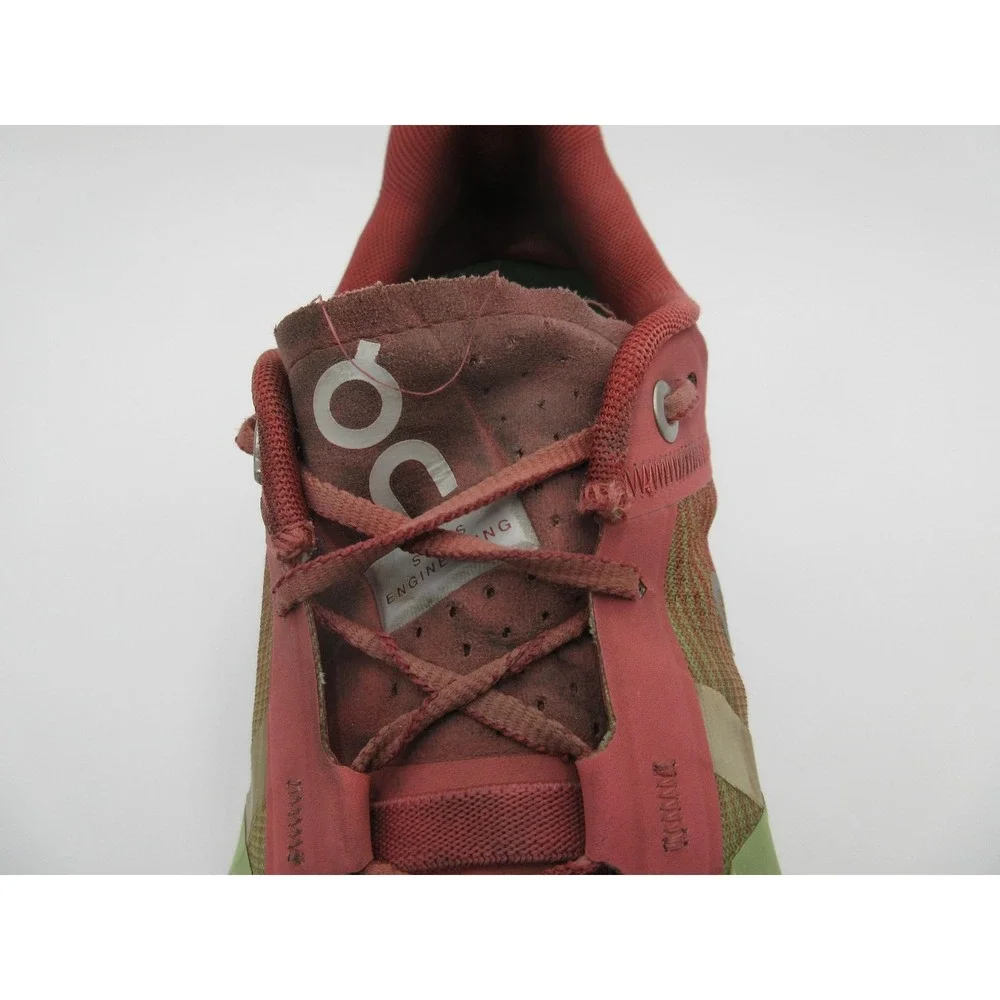 On Running Cloudsurfer Shoes Womens Size 11 Pink Green CloudTec Athletic